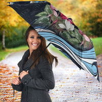 San Marino Founding Anniversary Umbrella Freedom Peregrine Falcon - Cyclamen Flowers Towers Flag