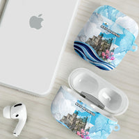 San Marino Foundation Day AirPods Case Mount Titano Fortress Fox Falcon And Cyclamen