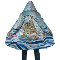 San Marino Foundation Day Cloak Mount Titano Fortress Fox Falcon And Cyclamen