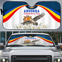 Andorra Independence Day Auto Sun Shade Freedom Grandella Narcissus Falcon Map Flag