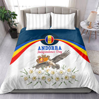 Andorra Independence Day Bedding Set Freedom Grandella Narcissus Falcon Map Flag