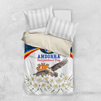 Andorra Independence Day Bedding Set Freedom Grandella Narcissus Falcon Map Flag