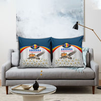 Andorra Independence Day Pillow Cover Freedom Grandella Narcissus Falcon Map Flag