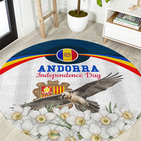 Andorra Independence Day Round Carpet Freedom Grandella Narcissus Falcon Map Flag