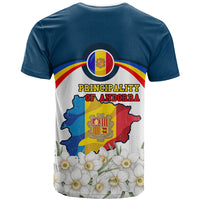 Andorra Independence Day T Shirt Freedom Grandella Narcissus Falcon Map Flag
