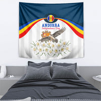 Andorra Independence Day Tapestry Freedom Grandella Narcissus Falcon Map Flag