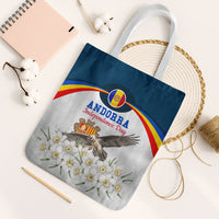 Andorra Independence Day Tote Bag Freedom Grandella Narcissus Falcon Map Flag