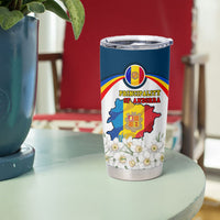 Andorra Independence Day Tumbler Cup Freedom Grandella Narcissus Falcon Map Flag