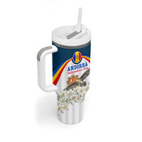 Andorra Independence Day Tumbler With Handle Freedom Grandella Narcissus Falcon Map Flag