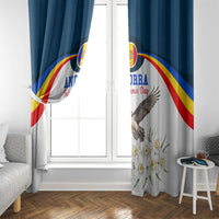 Andorra Independence Day Window Curtain Freedom Grandella Narcissus Falcon Map Flag