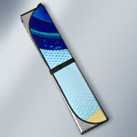 Andorra National Day Auto Sun Shade Coat Of Arms Daffodil Flower Cultural Heritage