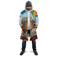 Andorra National Day Cloak Coat Of Arms Daffodil Flower Cultural Heritage