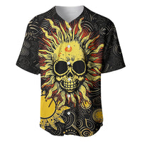 Sun Skull Baseball Jersey I May Not Be Perfect But At Least I'm Not You - Wonder Print Shop