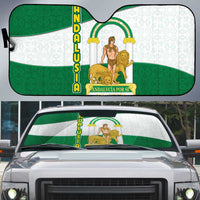 Andalusia Flag Auto Sun Shade Autonomous Community of Spain - Wonder Print Shop