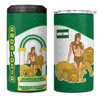 Andalusia Flag 4 in 1 Can Cooler Tumbler Autonomous Community of Spain - Wonder Print Shop