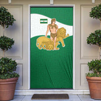Andalusia Flag Door Cover Autonomous Community of Spain - Wonder Print Shop