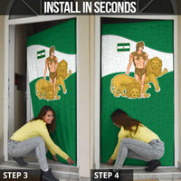 Andalusia Flag Door Cover Autonomous Community of Spain - Wonder Print Shop