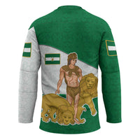 Andalusia Flag Hockey Jersey Autonomous Community of Spain - Wonder Print Shop