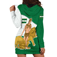 Andalusia Flag Hoodie Dress Autonomous Community of Spain - Wonder Print Shop