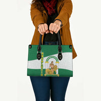 Andalusia Flag Leather Bag Autonomous Community of Spain - Wonder Print Shop