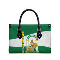 Andalusia Flag Leather Bag Autonomous Community of Spain - Wonder Print Shop