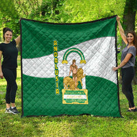 Andalusia Flag Quilt Autonomous Community of Spain - Wonder Print Shop