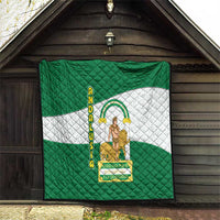 Andalusia Flag Quilt Autonomous Community of Spain - Wonder Print Shop