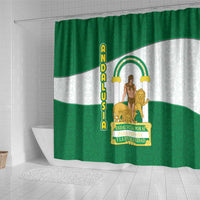 Andalusia Flag Shower Curtain Autonomous Community of Spain - Wonder Print Shop