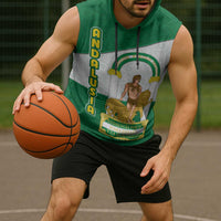 Andalusia Flag Sleeveless Hoodie Autonomous Community of Spain - Wonder Print Shop