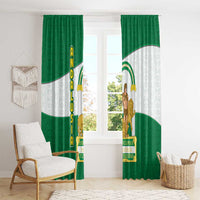 Andalusia Flag Window Curtain Autonomous Community of Spain - Wonder Print Shop