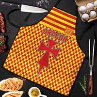 Aragon Flag Apron Autonomous Community of Spain - Wonder Print Shop