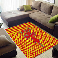 Aragon Flag Area Rug Autonomous Community of Spain - Wonder Print Shop