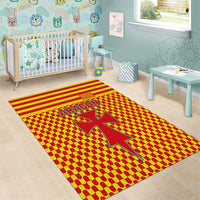 Aragon Flag Area Rug Autonomous Community of Spain - Wonder Print Shop