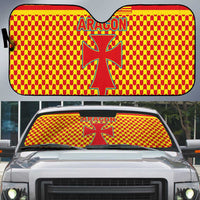 Aragon Flag Auto Sun Shade Autonomous Community of Spain - Wonder Print Shop