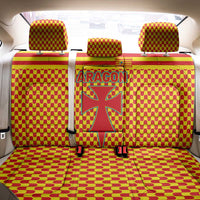 Aragon Flag Back Car Seat Cover Autonomous Community of Spain - Wonder Print Shop