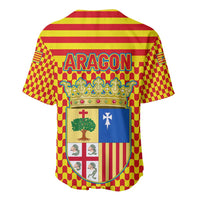 Aragon Flag Baseball Jersey Autonomous Community of Spain - Wonder Print Shop