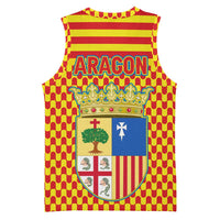 Aragon Flag Basketball Jersey Autonomous Community of Spain - Wonder Print Shop