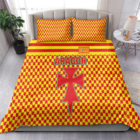Aragon Flag Bedding Set Autonomous Community of Spain - Wonder Print Shop