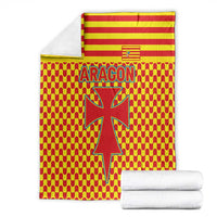 Aragon Flag Blanket Autonomous Community of Spain - Wonder Print Shop
