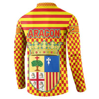 Aragon Flag Button Sweatshirt Autonomous Community of Spain - Wonder Print Shop