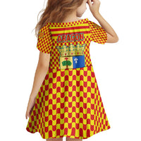 Aragon Flag Family Matching Mermaid Dress and Hawaiian Shirt Autonomous Community of Spain - Wonder Print Shop