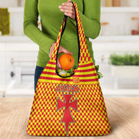Aragon Flag Grocery Bag Autonomous Community of Spain - Wonder Print Shop