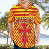 Aragon Flag Hawaiian Shirt Autonomous Community of Spain - Wonder Print Shop