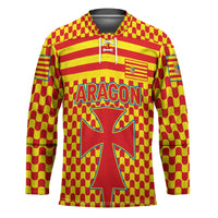 Aragon Flag Hockey Jersey Autonomous Community of Spain - Wonder Print Shop