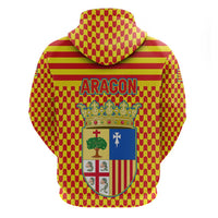 Aragon Flag Hoodie Autonomous Community of Spain - Wonder Print Shop