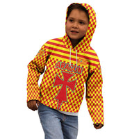 Aragon Flag Kid Hoodie Autonomous Community of Spain - Wonder Print Shop