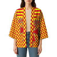 Aragon Flag Kimono Autonomous Community of Spain - Wonder Print Shop