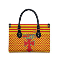 Aragon Flag Leather Bag Autonomous Community of Spain - Wonder Print Shop