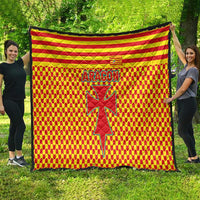 Aragon Flag Quilt Autonomous Community of Spain - Wonder Print Shop