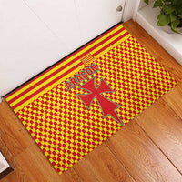 Aragon Flag Rubber Doormat Autonomous Community of Spain - Wonder Print Shop